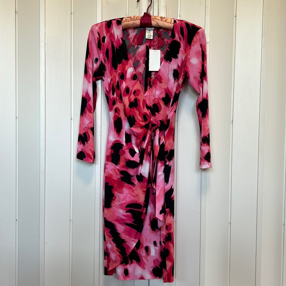 Beautiful Cache XS Dress.  Wrap style